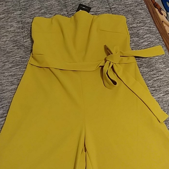 Fashion Nova Pants - Mustard jumpsuit